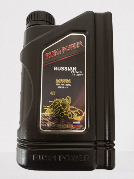 Rush Power 3000 10W30 Semi-Synthetic 4-Stroke Motorcycle Engine Oil - 1L