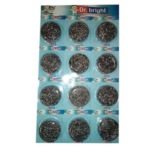 Dr clean Stainless Steel Scrubber For Cleaning Utensils Packaging Type Packet
