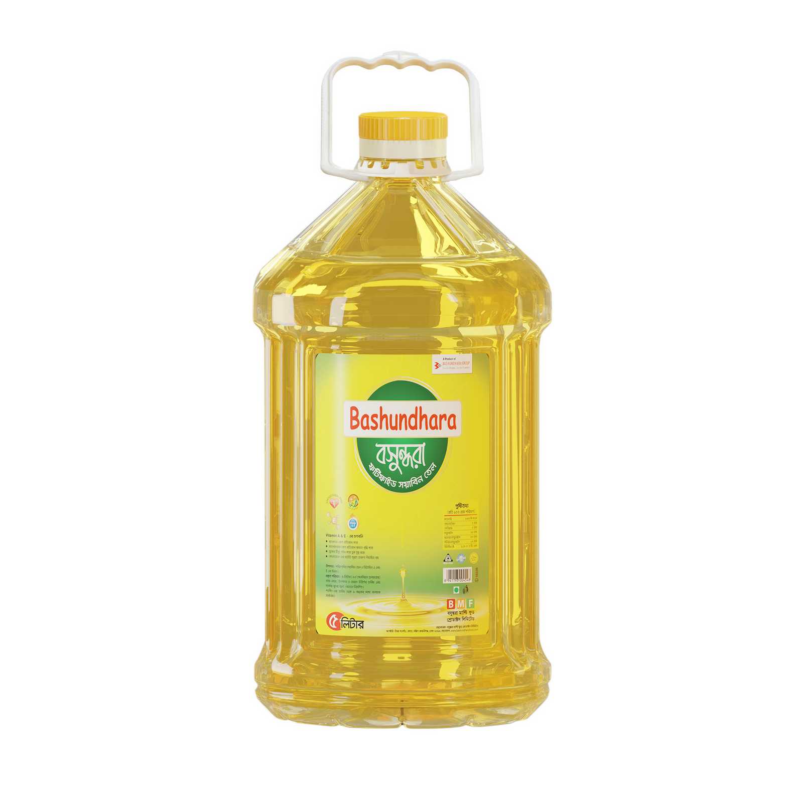 Bashundhara Fortified Soybean Oil- 5 ltr